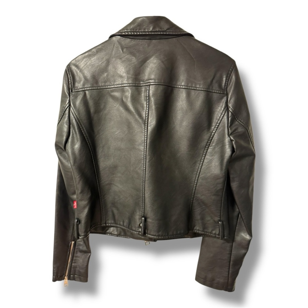 Levi’s Black Moto Jacket • Women’s Size M • New Without Tags • Zip Front - Picture 12 of 14